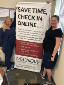 MedNow lobby poster